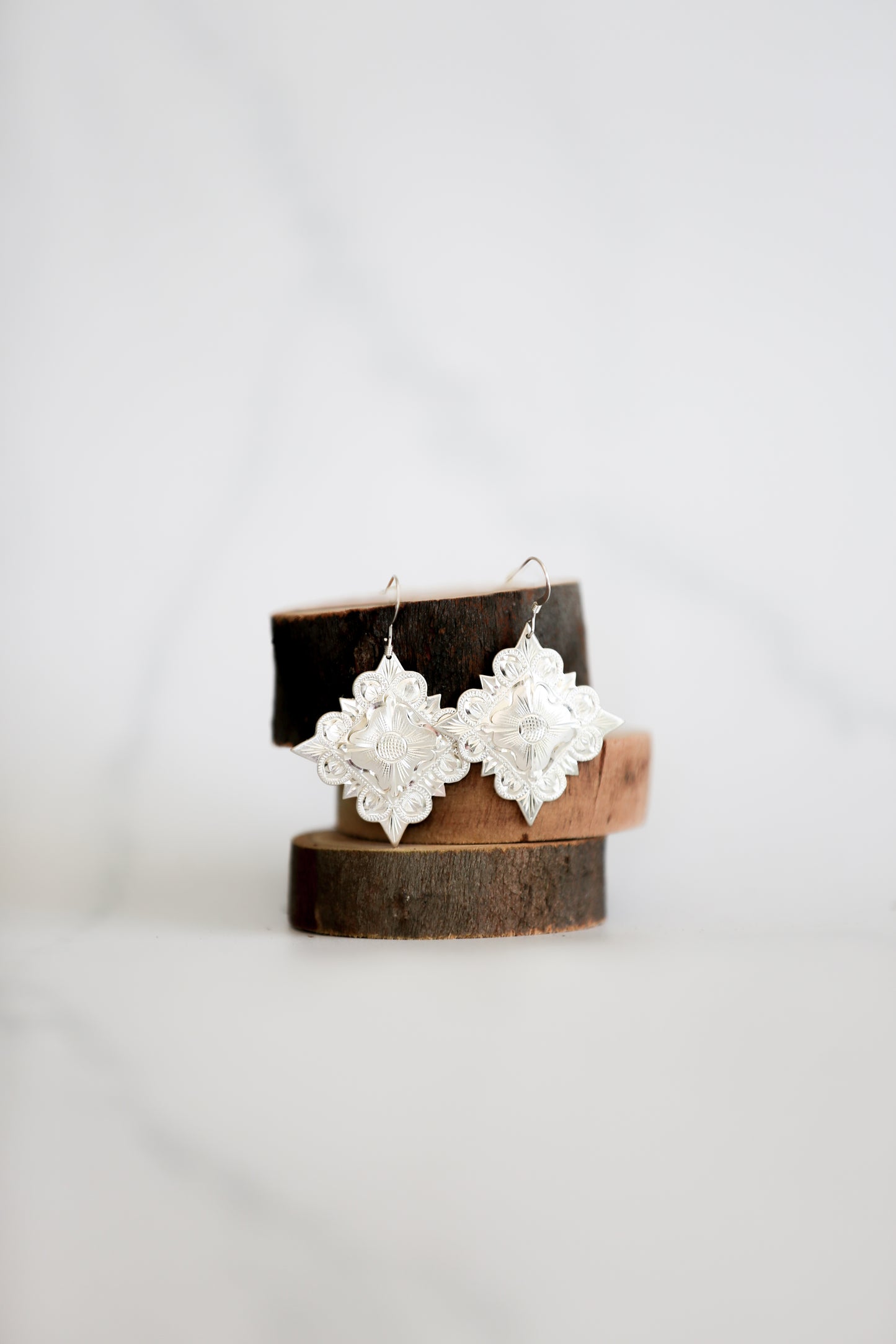 Square Concho Earrings