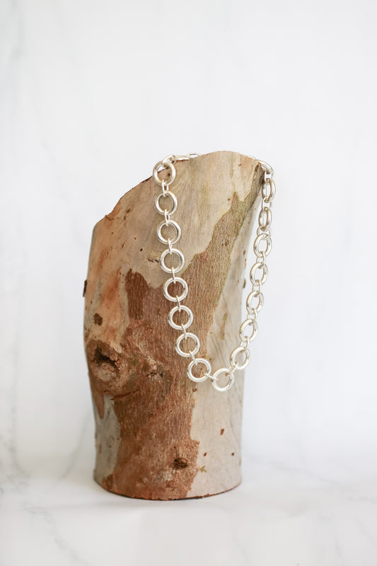 Large Round Link Necklace