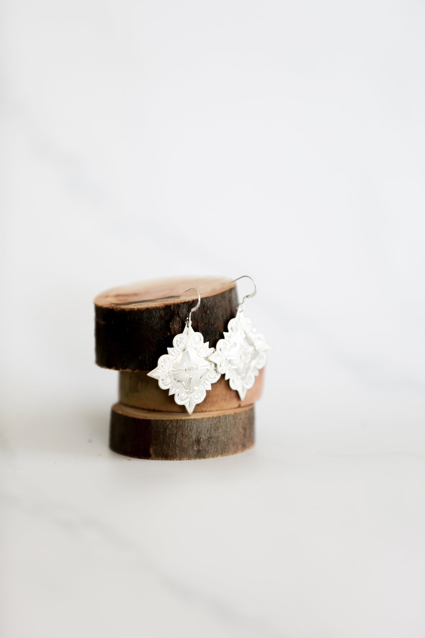 Square Concho Earrings